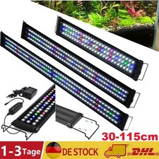30-115cm RGB LED Aquarium Lampe Beleuchtung Aufsetzleuchte Vollspektrum Licht