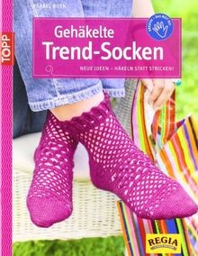 Gehäkelte trend socken - trend-socken:, neue