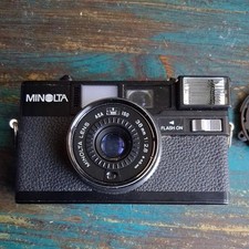 Minolta Hi-Matic S2 Point&Shoot 38mm 1:2.8  Kompaktkamera Analogkamera mTasche