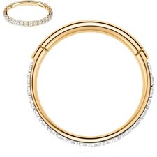 Türkis Opal CZ Conch Hoop