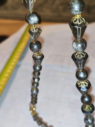 Vintage kette rauchglas - kette,