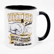 Vater und Sohn Tasse Geburtstags Vatertags Geschenk Ideen für Papa Weihnachts
