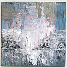 230502 Original BIld Gemälde ACRYL auf MALBOARD abstrakt UNIKAT 40 x 40 cm