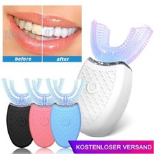Elektrisch U-Typ Schallzahnbürste Zahnbürste 360° Automatische Reinigung Teeth