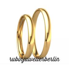 2x585 GOLD Trauringe PAARPREIS