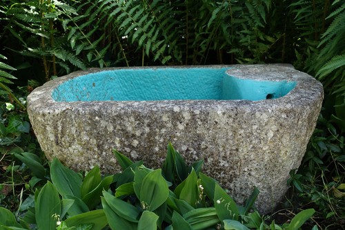 Trog aus granit brunnentrog - aus,