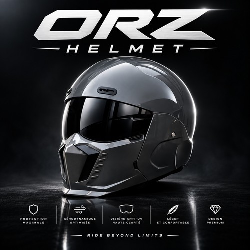 Motorradhelm orz doppelform - motorradhelm,