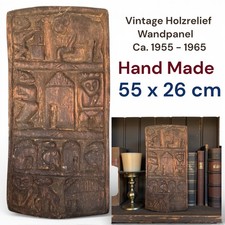 Vintage Antik Alt Holz relief