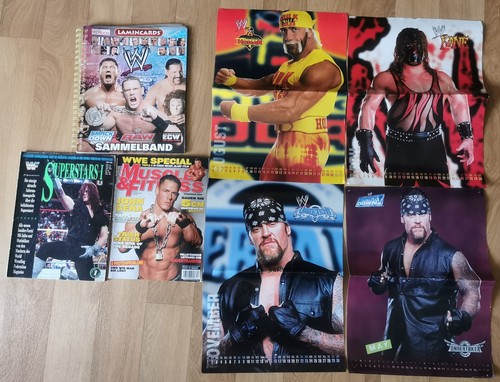 Wwe wwf magazin sammelkarten - wwf,
