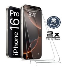 2X Glas für iPhone 16 Pro