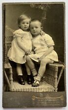 orig. CDV Foto Fotografie Bild alt Kind Kinder Mode um 1909 Gnesen