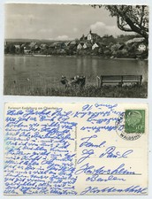 66061 - Kadelburg am Oberrhein - Echtfoto - Ansichtskarte, gelaufen 23.9.1957