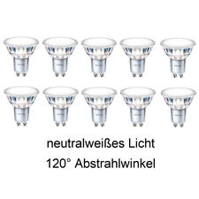 10 x Philips GU10 LED Strahler 5W wie 50W Glas neutralweiß Abstrahlwinkel 120