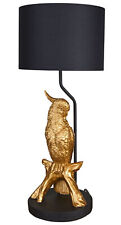 Tischlampe Papagei Gold