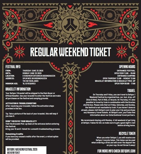 Defqon 2026 full weekend - 2026,