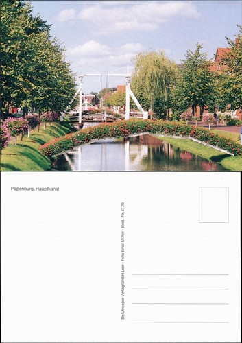 Ansichtskarte papenburg - ansichtskarte, (ems)