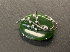 GROSSE ELEGANTE BROSCHE