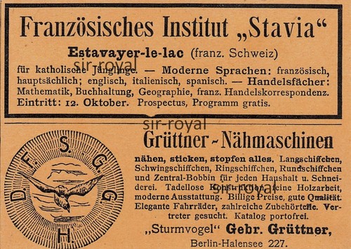 Grüttner nähmaschinen - grüttner,
