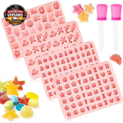 Silikonform gummibärchen set - gummibärchen,