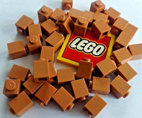 Lego 1x1 steine medium dunkles - lego,