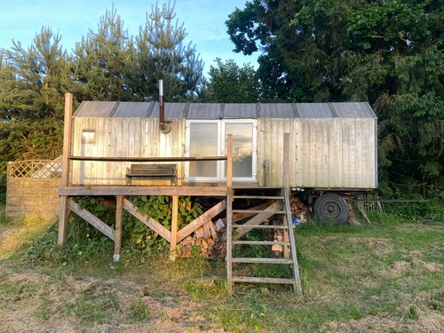 Bauwagen mit terrasse - mit,