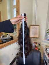 Europäischer Echthaarzopf 112g Haarverlängerung ohne Silikone Oder Parabene TOP