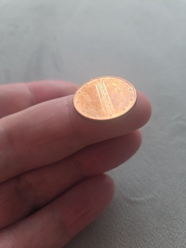 Euro cent münze von - euro,