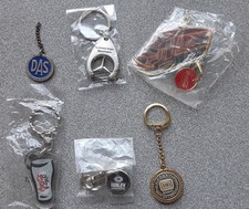6 Schlüsselanhänger Coca - Cola / Mercedes / Deutsche Bahn / DAS zum Teil in OVP