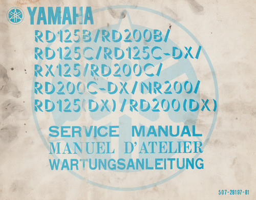 Yamaha 125 rd 200 - yamaha,