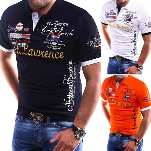 Herren poloshirt kontrast - herren,