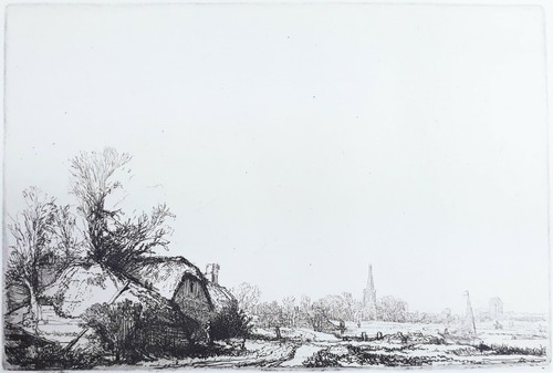 Radierung rembrandt - radierung,