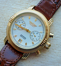 Poljot Herren Chronograph vergoldet - limitiert - Uhrwerk 3133/23 Jewels - RAR