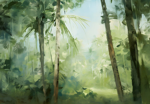 üppiger tropischer wald - tropischer,