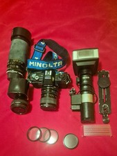 Minolta X-300 mit Objektiven