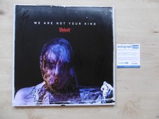 Slipknot Original Autogramme signed LP-Cover "We Are Not Your Kind" Vinyl ACOA