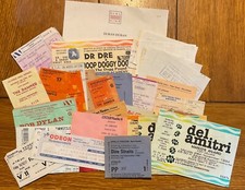 Original concert tickets - original,