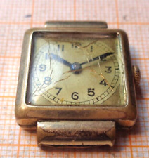 Ältere gebrauchte Handaufzug AU Durowe 83/4 Kaliber 202 etc. defekt Unruhe OK B7