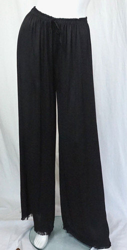 Palazzo satin hose pants mit - palazzo,