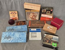 Konvolut alte Reklame Kartons Leerverpackungen DDR BRD Pralinen Kosmetik Technik