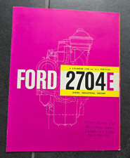 FORD Diesel Engine 2704E Traktor Landmaschinen Baumaschinen M536 Prospekt