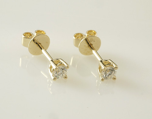 585 gold brillant ohrstecker - brillant,
