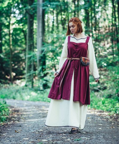 Wikinger überkleid rot inka - wikinger, "inka"