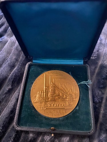 Medaille hoesch bergbau - bergbau, 1933
