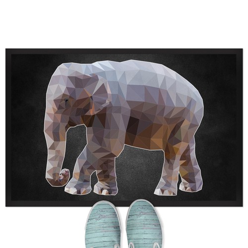 Low poly elefant - low-poly,