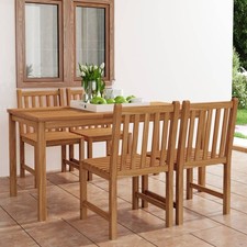 Teak Massiv Gartenmöbel Set