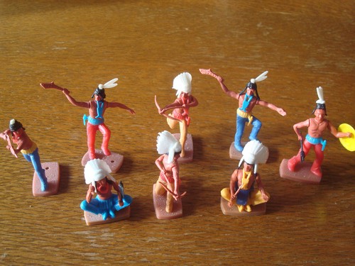 Alte indianerfiguren - alte,