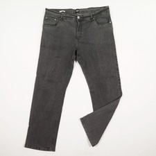 DRIFTER DENIM Herren Jeans W40 L32 Grau Straight Fit JACK 98% Baumwolle Mid Wais