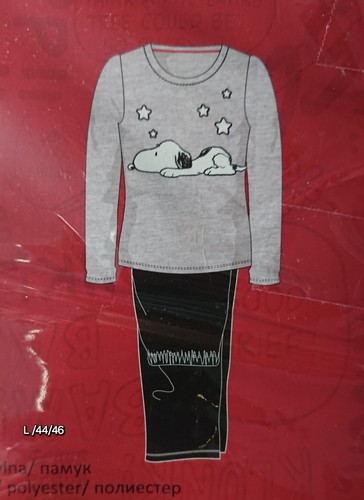 Damen snoopy pyjama - damen,