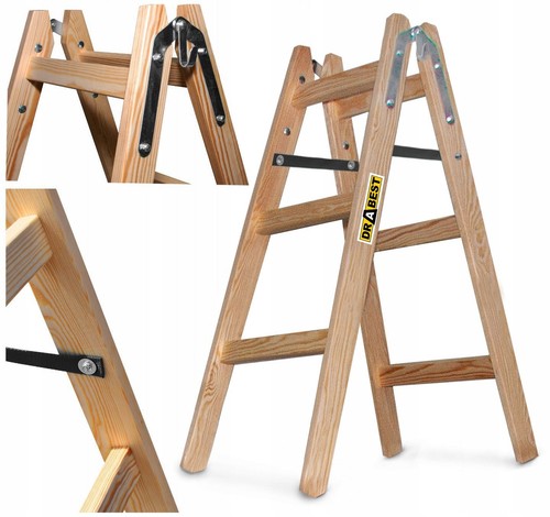 Holzleiter malerleiter 2x3 - malerleiter,