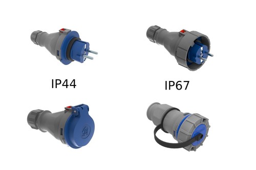 Schuko stecker und kupplung - schuko,